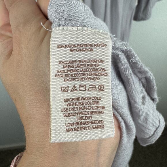 Free People Embroidered Fable Maxi Dress in Pale Lavender - Picture 6 of 7